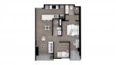 Plano del modelo Tipo 3B del proyecto Bloom en Lince
