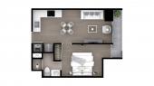 Plano del modelo Tipo 7 del proyecto Bloom en Lince