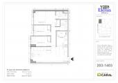 Plano del modelo X03 del proyecto Villa Elenia en Surquillo