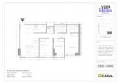 Plano del modelo X08 del proyecto Villa Elenia en Surquillo
