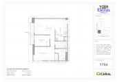 Plano del modelo 1704 del proyecto Villa Elenia en Surquillo