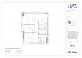 Plano del modelo 1604 del proyecto Villa Elenia en Surquillo