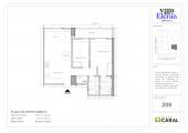 Plano del modelo 209 del proyecto Villa Elenia en Surquillo