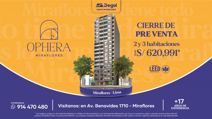 Departamentos en Miraflores