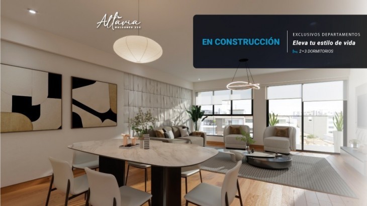 Fachada principal del proyecto RESIDENCIAL ALTAVIA en San Isidro
