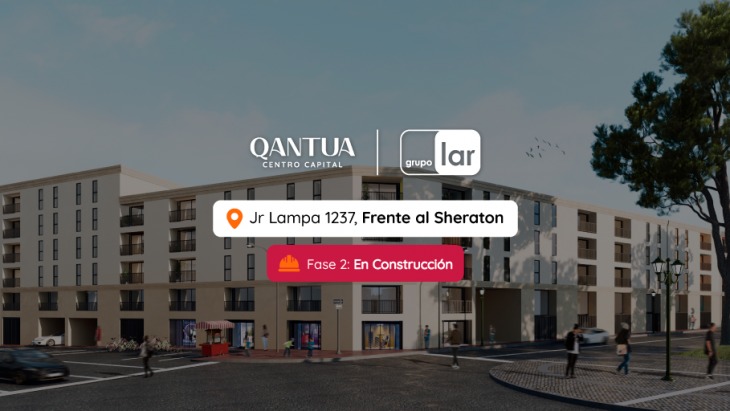 Fachada principal del proyecto Qantua | Fase 2 en Cercado De Lima