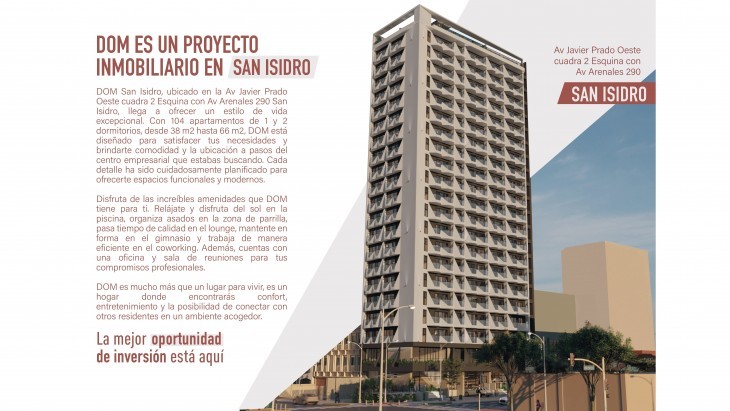 Departamentos en San Isidro