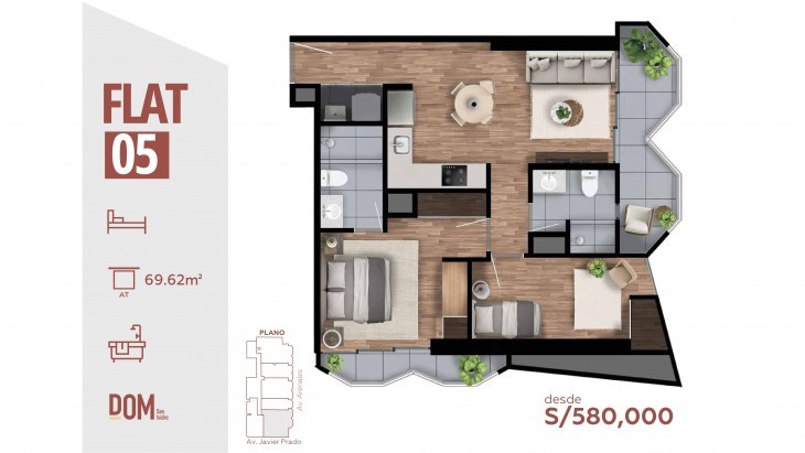 Departamentos en San Isidro