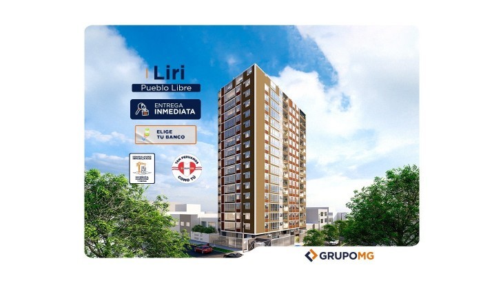 Fachada principal del proyecto LIRI - PUEBLO LIBRE en Pueblo Libre