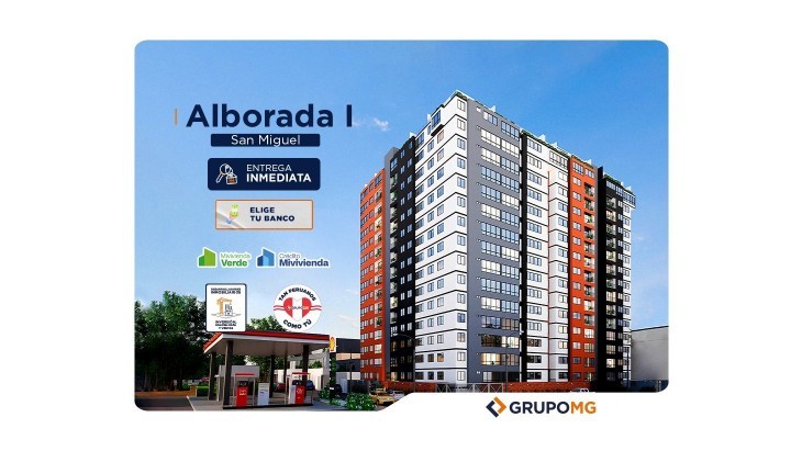 Fachada principal del proyecto ALBORADA - SAN MIGUEL en San Miguel