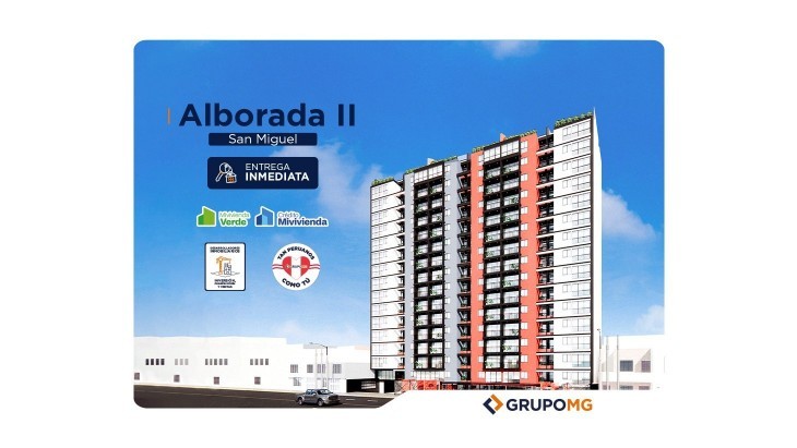 Fachada principal del proyecto ALBORADA II - SAN MIGUEL en San Miguel