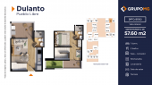 Plano del modelo 2a del proyecto DULANTO - PUEBLO LIBRE en Pueblo Libre