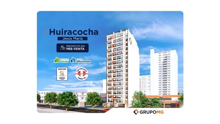 Fachada principal del proyecto HUIRACOCHA - JESÚS MARÍA en Jesus Maria