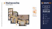 Plano del modelo Tipo1 del proyecto HUIRACOCHA - JESÚS MARÍA en Jesus Maria