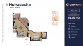 Plano del modelo Tipo1 del proyecto HUIRACOCHA - JESÚS MARÍA en Jesus Maria
