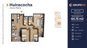 Plano del modelo Tipo1 del proyecto HUIRACOCHA - JESÚS MARÍA en Jesus Maria