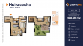 Plano del modelo Tipo1 del proyecto HUIRACOCHA - JESÚS MARÍA en Jesus Maria