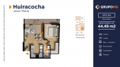 Plano del modelo Tipo2 del proyecto HUIRACOCHA - JESÚS MARÍA en Jesus Maria
