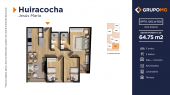 Plano del modelo Tipo2 del proyecto HUIRACOCHA - JESÚS MARÍA en Jesus Maria