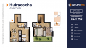 Plano del modelo Tipo2 del proyecto HUIRACOCHA - JESÚS MARÍA en Jesus Maria