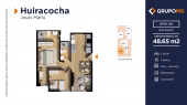 Plano del modelo Tipo3 del proyecto HUIRACOCHA - JESÚS MARÍA en Jesus Maria