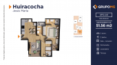 Plano del modelo Tipo3 del proyecto HUIRACOCHA - JESÚS MARÍA en Jesus Maria