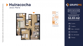 Plano del modelo Tipo3 del proyecto HUIRACOCHA - JESÚS MARÍA en Jesus Maria