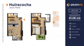 Plano del modelo Tipo3 del proyecto HUIRACOCHA - JESÚS MARÍA en Jesus Maria
