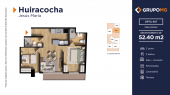 Plano del modelo Tipo7 del proyecto HUIRACOCHA - JESÚS MARÍA en Jesus Maria