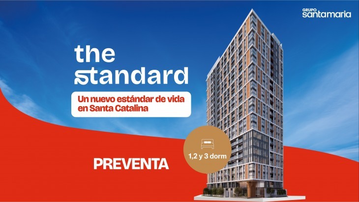 Fachada principal del proyecto The Standard en La Victoria