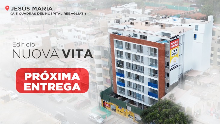 Fachada principal del proyecto NUOVA VITA en Jesus Maria