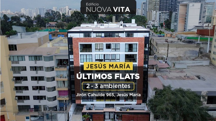 Fachada principal del proyecto NUOVA VITA en Jesus Maria