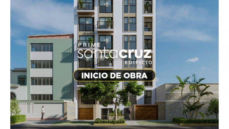 Fachada principal del proyecto PRIME SANTA CRUZ en Jesus Maria