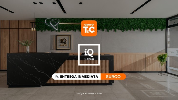 Fachada principal del proyecto IQ SURCO OFICINAS en Santiago De Surco