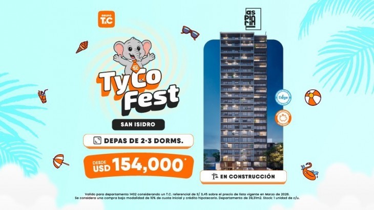 Departamentos en Barranco