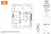 Plano del modelo 9 del proyecto Costanova en San Miguel