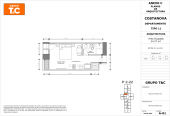 Plano del modelo 11 del proyecto Costanova en San Miguel