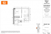 Plano del modelo 13 del proyecto Costanova en San Miguel