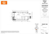 Plano del modelo 17 del proyecto Costanova en San Miguel