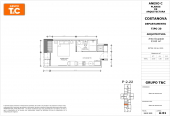 Plano del modelo 20 del proyecto Costanova en San Miguel
