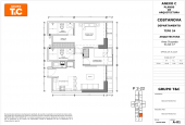 Plano del modelo 24 del proyecto Costanova en San Miguel