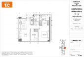 Plano del modelo 2 del proyecto Costanova en San Miguel
