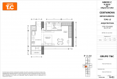 Plano del modelo 15 del proyecto Costanova en San Miguel