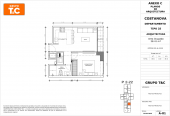 Plano del modelo 25 del proyecto Costanova en San Miguel