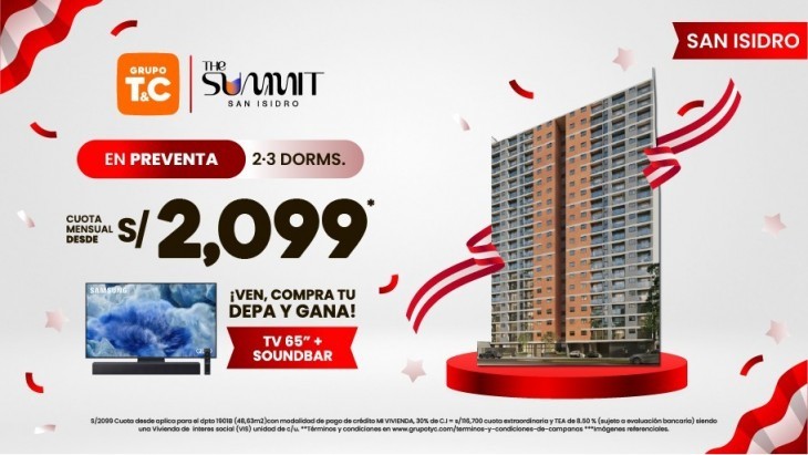 Departamentos en San Isidro