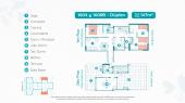 Plano del modelo TIPO 4B del proyecto VARELA LIVING en Breña