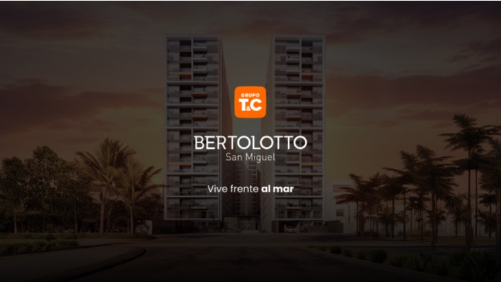 Fachada principal del proyecto Bertolotto - Etapa IV en San Miguel