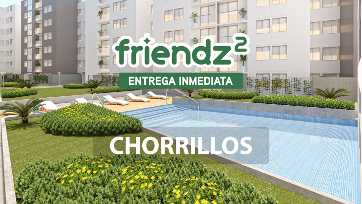Fachada principal del proyecto Friendz 2 en Chorrillos