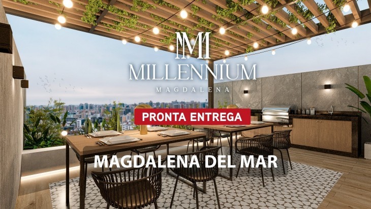 Fachada principal del proyecto Millennium Magdalena en Magdalena Del Mar