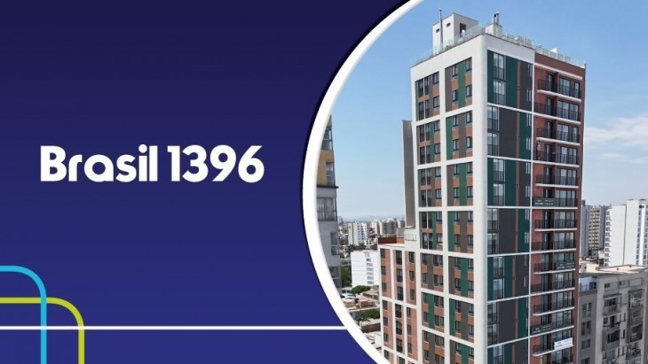 Fachada principal del proyecto BRASIL 1396 en Pueblo Libre